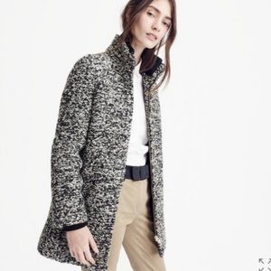 J.Crew Lodge Coat - Speckled Boucle Size 0